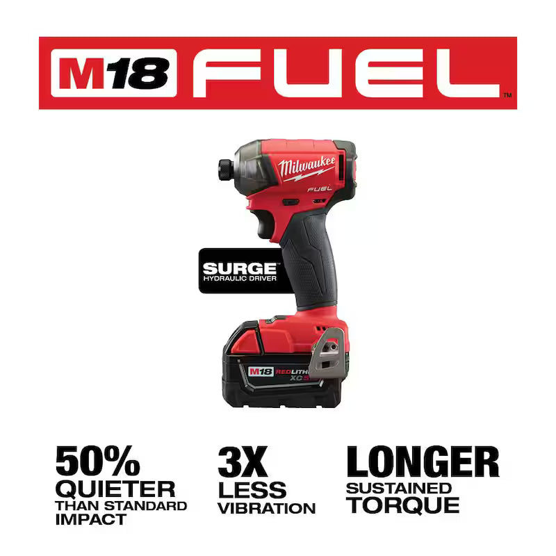 18V Lithium-Ion Brushless Cordless 1/4 in. Hex Impact Driver Kit Y8566