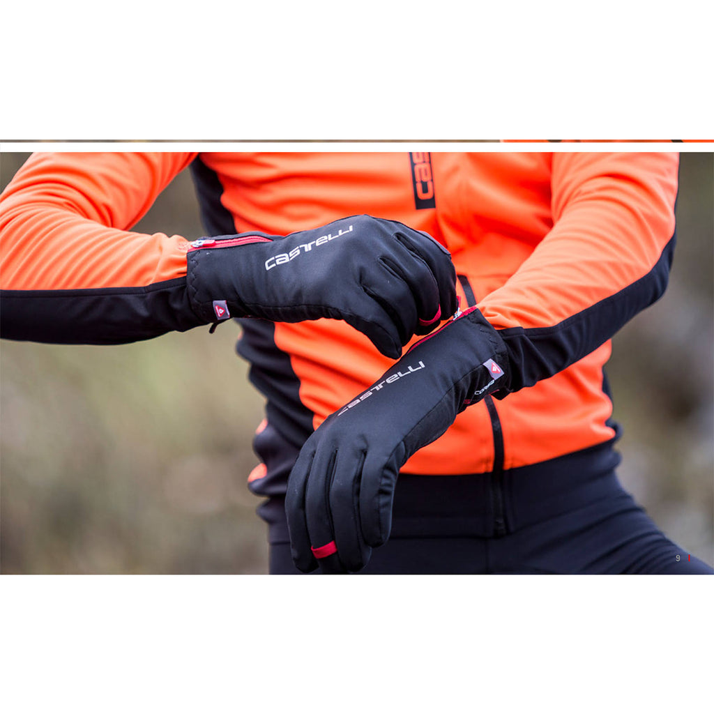 Black Red L Glove B577372