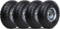 4 Pack 4.10/3.50-4 Pneumatic Air Filled Wheels/Tires X50504