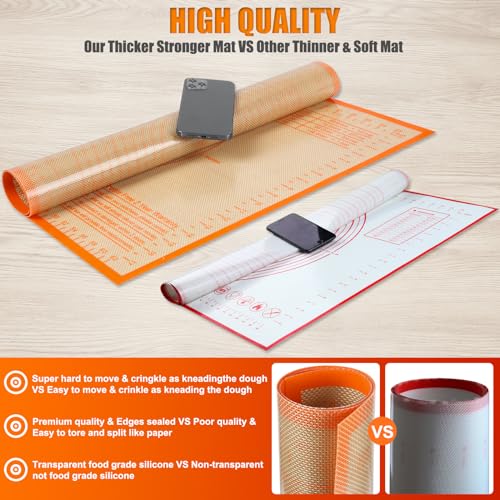 Non-slip Silicone Extra Large Baking Mat with Measurement H808021