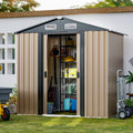 6 x 4 FT Waterproof Metal Outdoor Storage Shed V2585