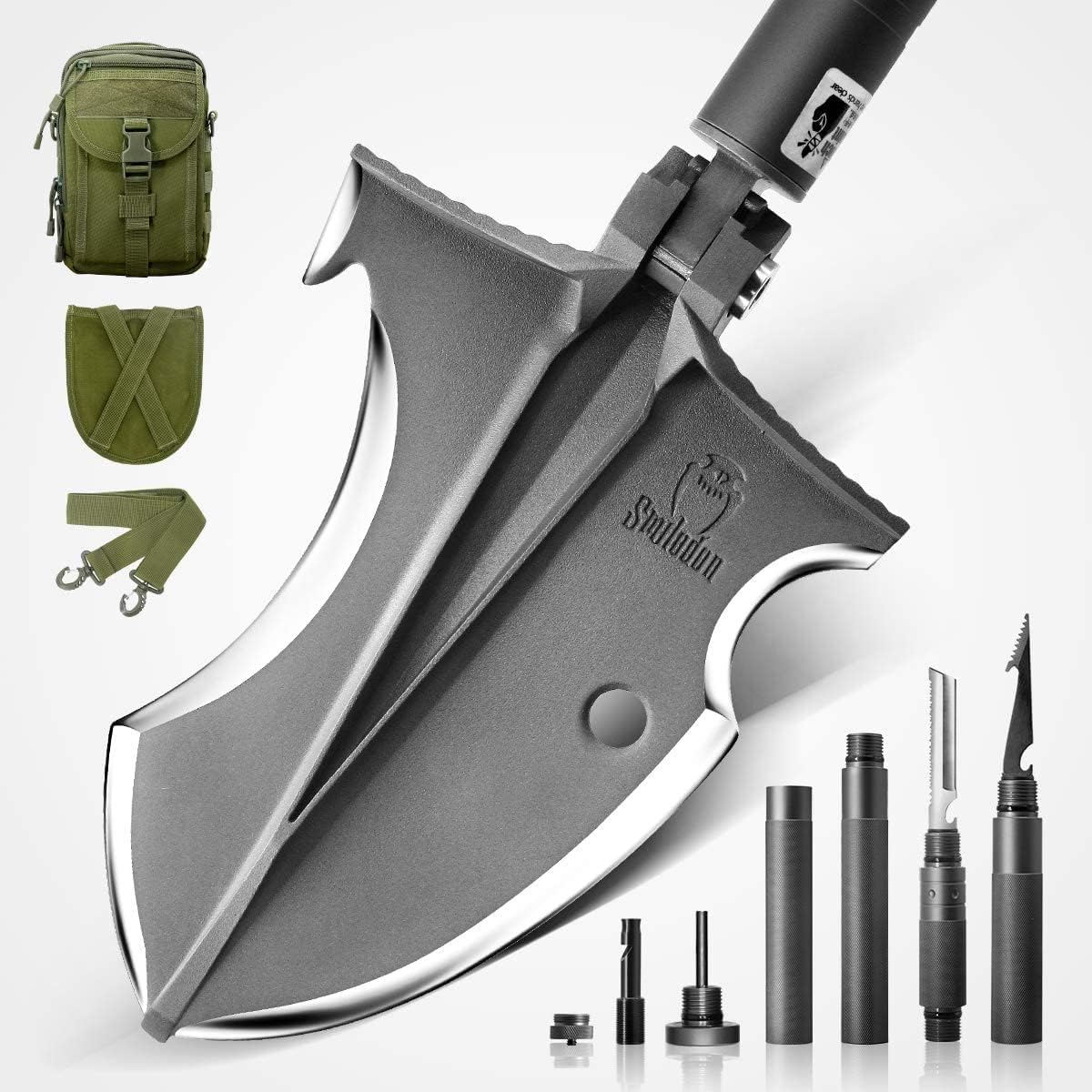 24 in 1 Multifunctional Folding Camping Shovel K4895