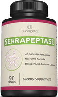 Serrapeptase Enzyme Supplement 90 Enteric Coated Capsules H630