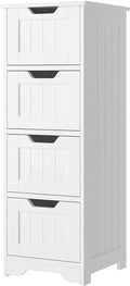 White 4 Drawer Bathroom Floor Cabinet P362072