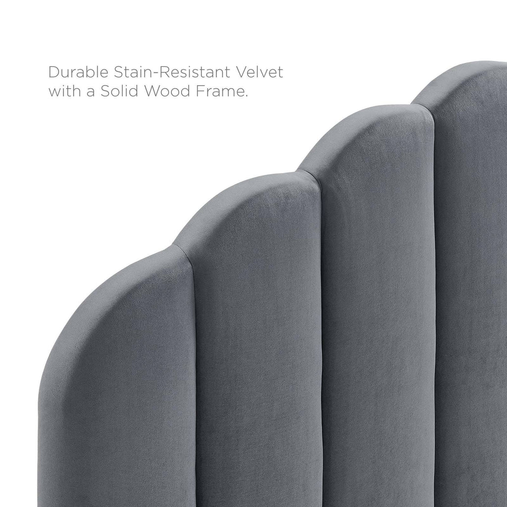 Teal Performance Velvet Headboard N215123