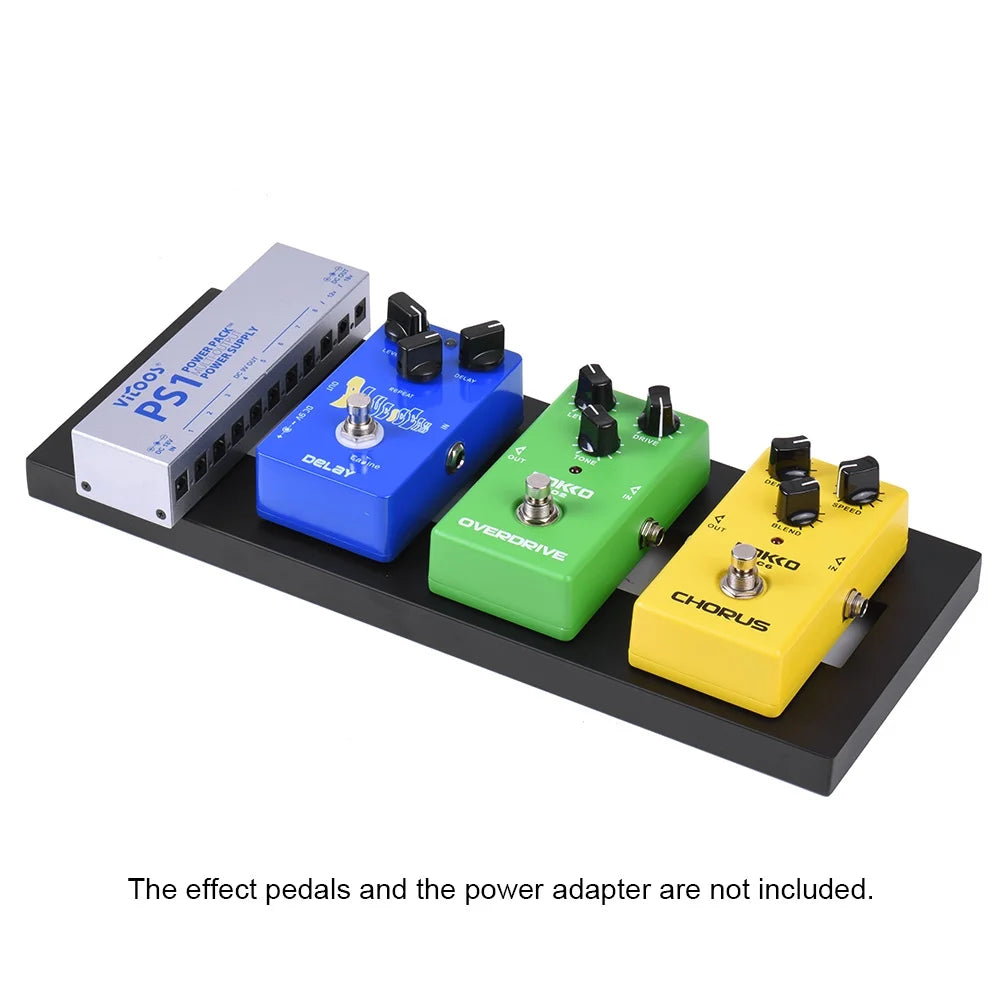 Mini Aluminum Alloy Guitar Pedal Board with Carrying Bag V23022