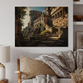 Natural Pine Wood Architecture Print F46498