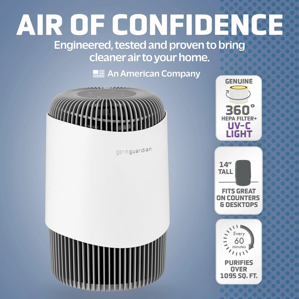 Air Purifier with HEPA Filter, UV-C, 1095 Sq. ft. S937