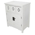 White 1 Drawer 2 Doors Accent Cabinet I26236