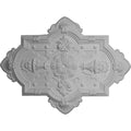 Cathedral Ceiling Medallion, Hand-Painted Pearl White I70703