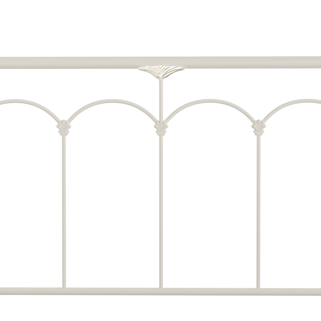 King Soft White Metal Headboard C178998