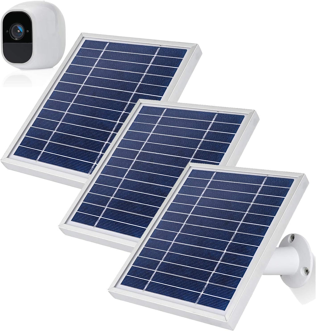 3 Pack Solar Panels with Power Cord and Adjustable Mount O23090