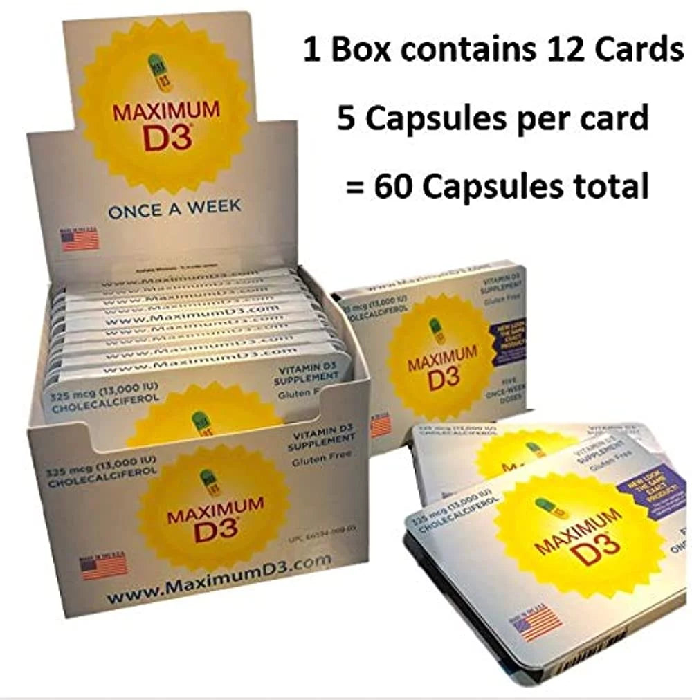 60 Capsules D3 13,000 IU W97469
