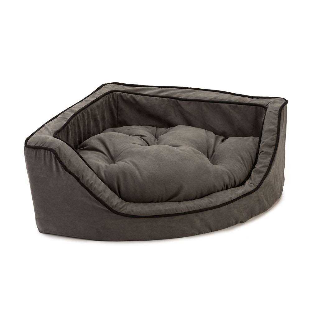 Overstuffed Corner Dog Bed I18667