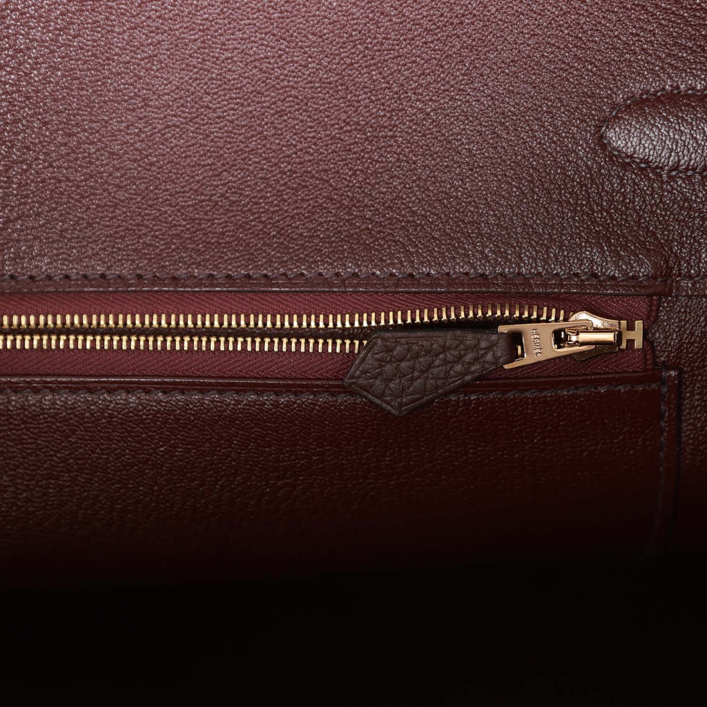 Birkin 35 Rouge Sellier Clemence Gold Hardware K178209