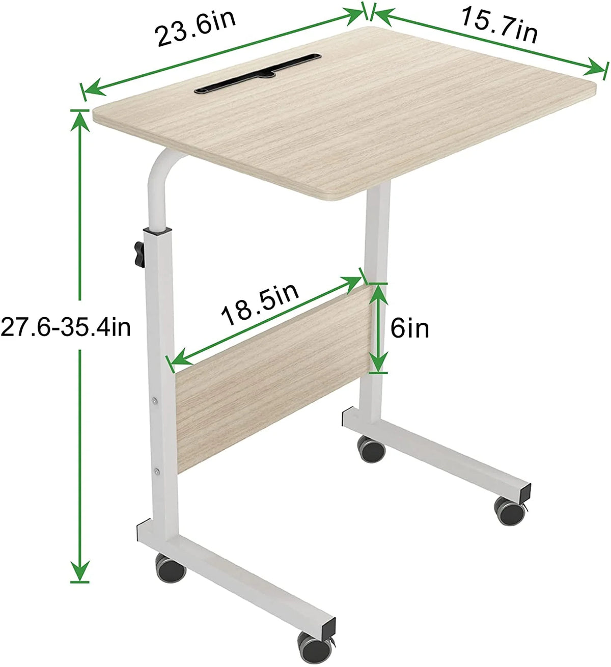 Adjustable Maple Laptop Computer Desk D8414