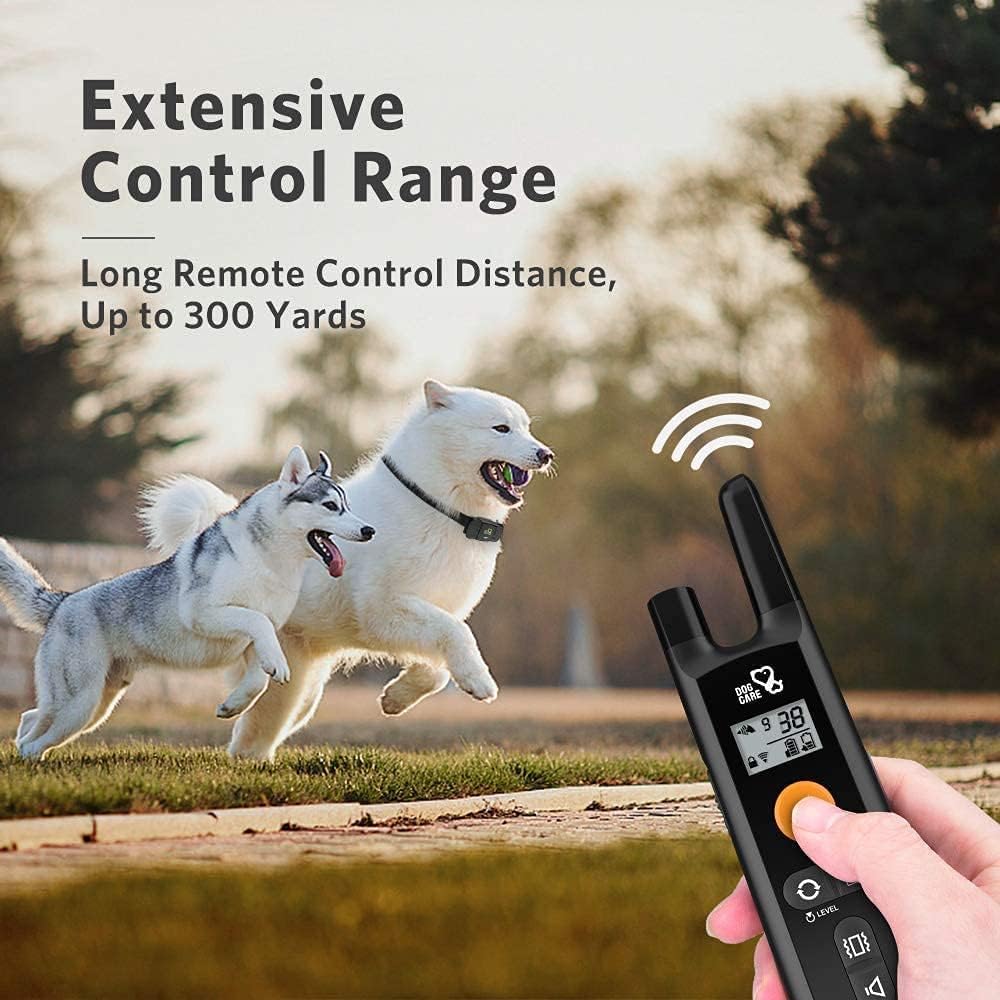 Dog Training Collar with Remote, Beep Vibration Static Modes, Pack of 2 M388316