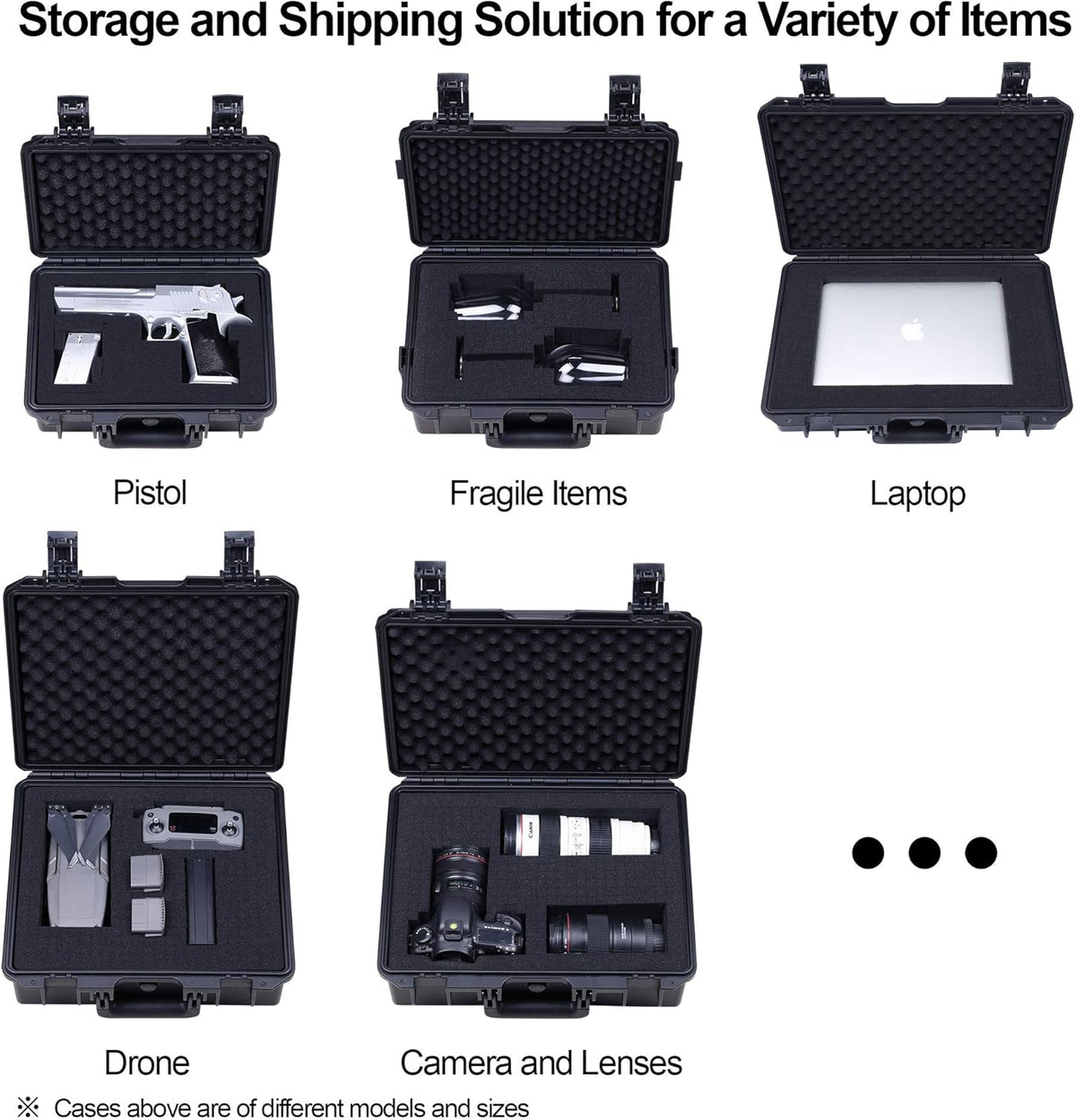 Waterproof Hard Case with Customizable Foam Insert H337454