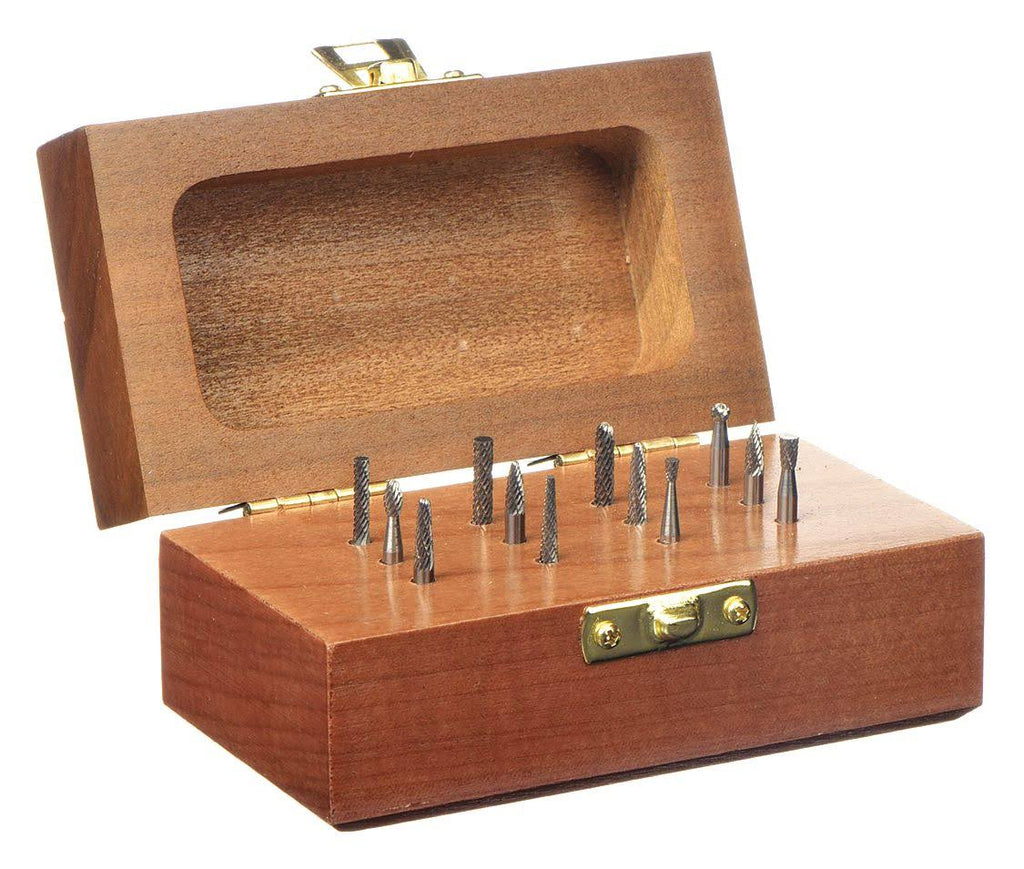 Carbide Bur Set, Double Cut, 1/8 O54566