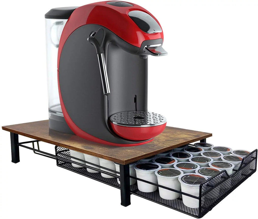 Brown Coffee Pod Storage Organizer E43497