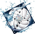 12V DC IP55 Waterproof Dustproof Cooling Fan 140mm 2 Pack Y108796