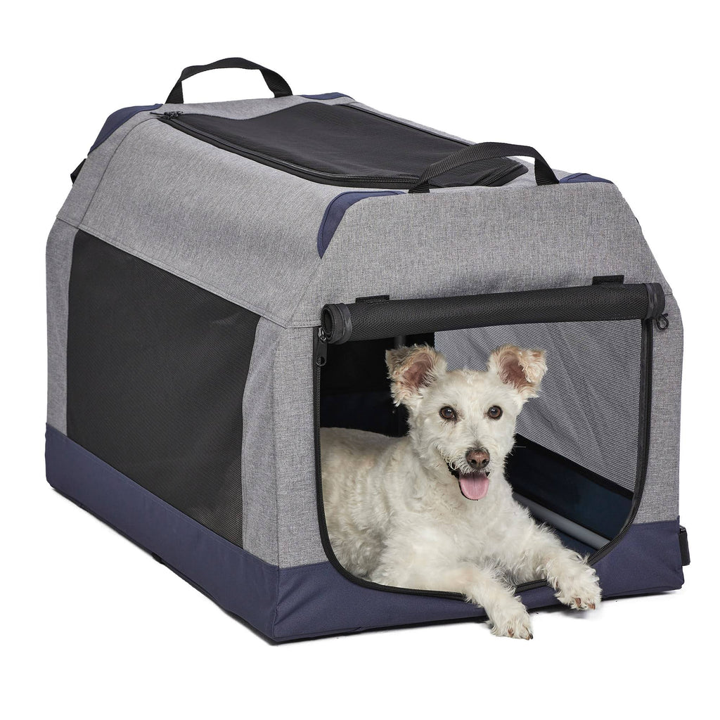 Gray Medium Dog Tent Crate N25656