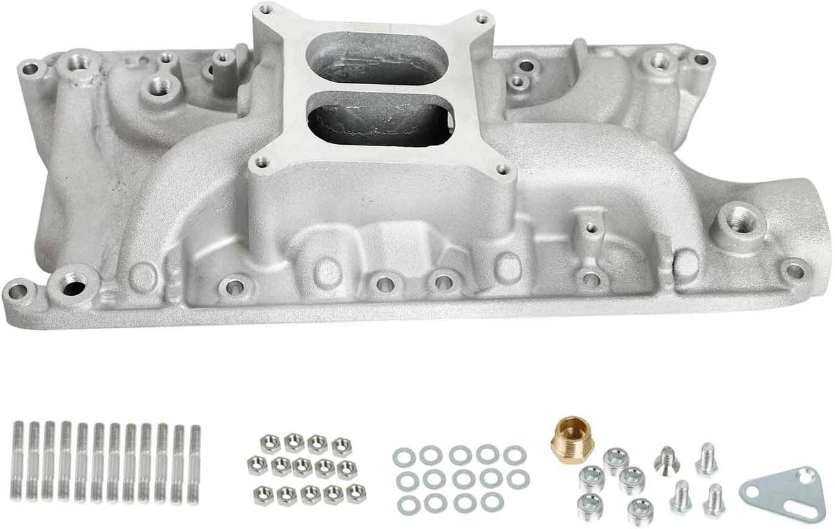 Aluminum Dual Plane Intake Manifold for SBF 260 289 302 Small Block E899