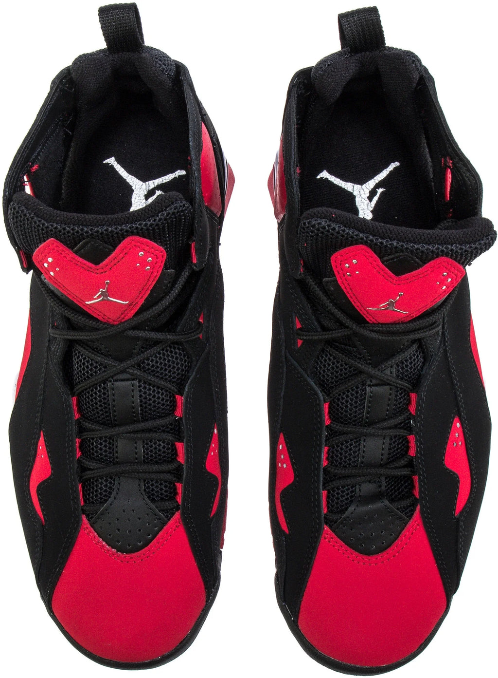 Men True Flight Black Chrome-University Red Size 8.5 US J3450