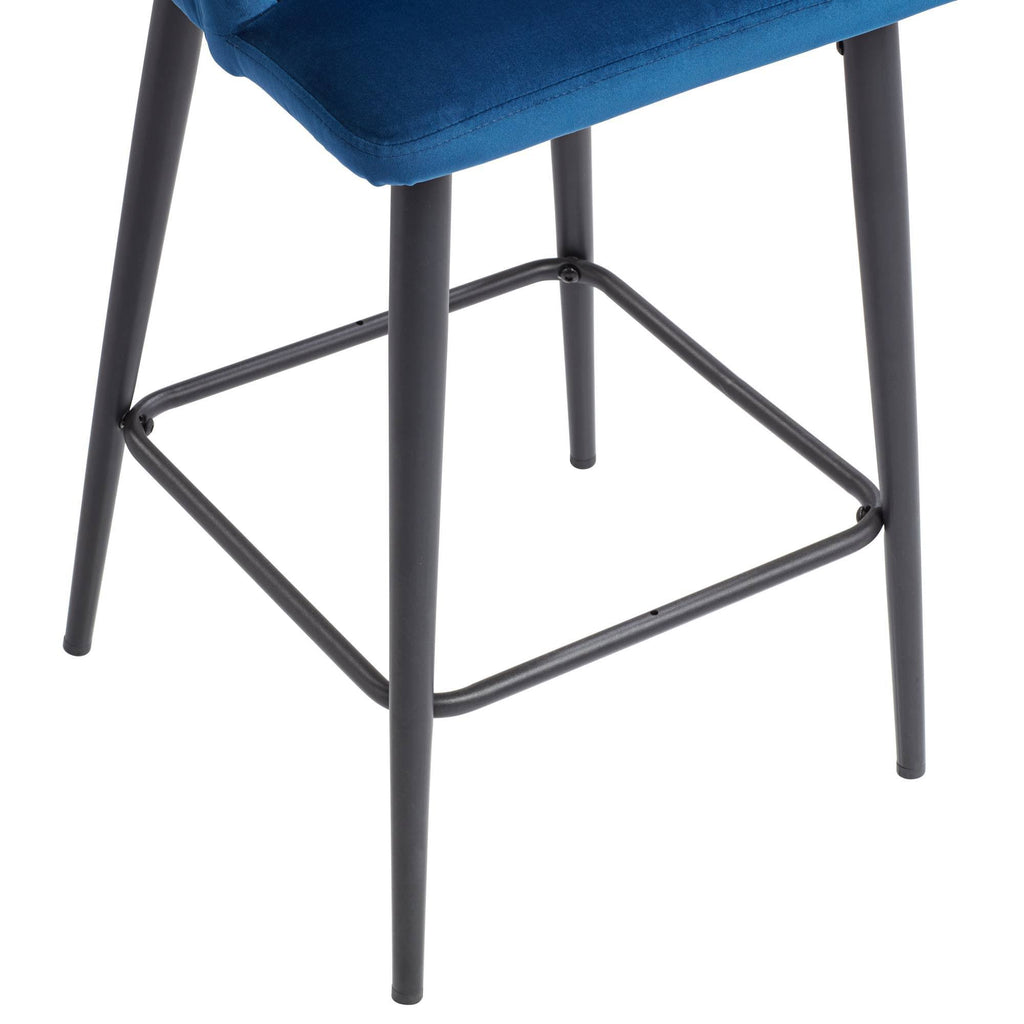 Blue Velvet Barstool Z3900