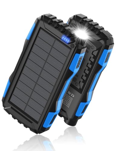 42800mAh Solar Power Bank with Flashlight (Orange) Y89972
