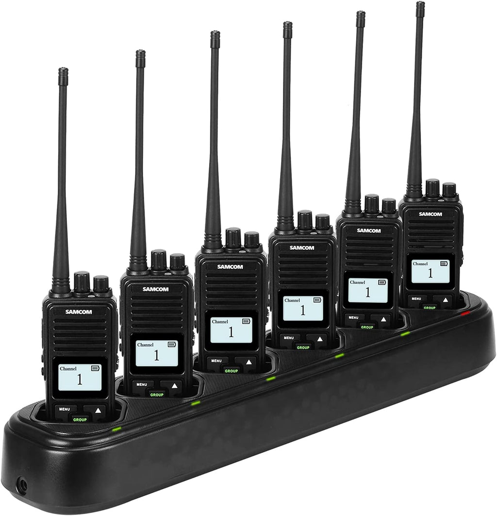 2 Pack UHF Rechargeable Handheld Radio with Earpieces N75989
