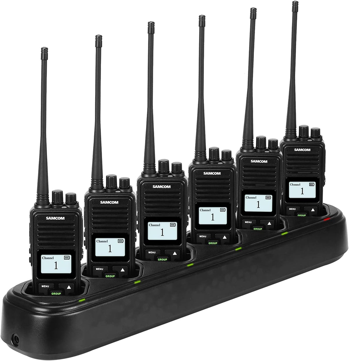 2 Pack UHF Rechargeable Handheld Radio with Earpieces N75989