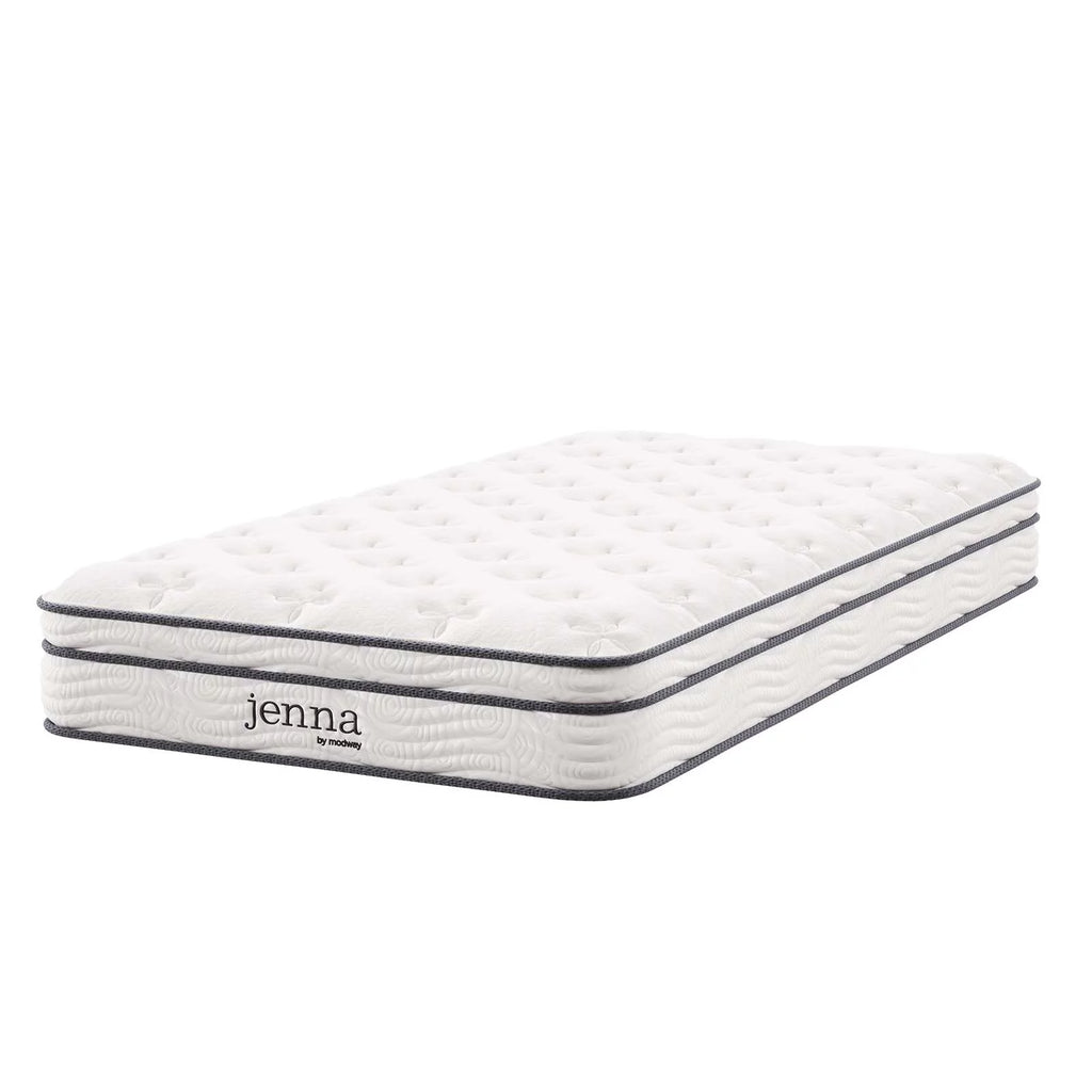 White 8 Innerspring Foam Twin Mattress T7737