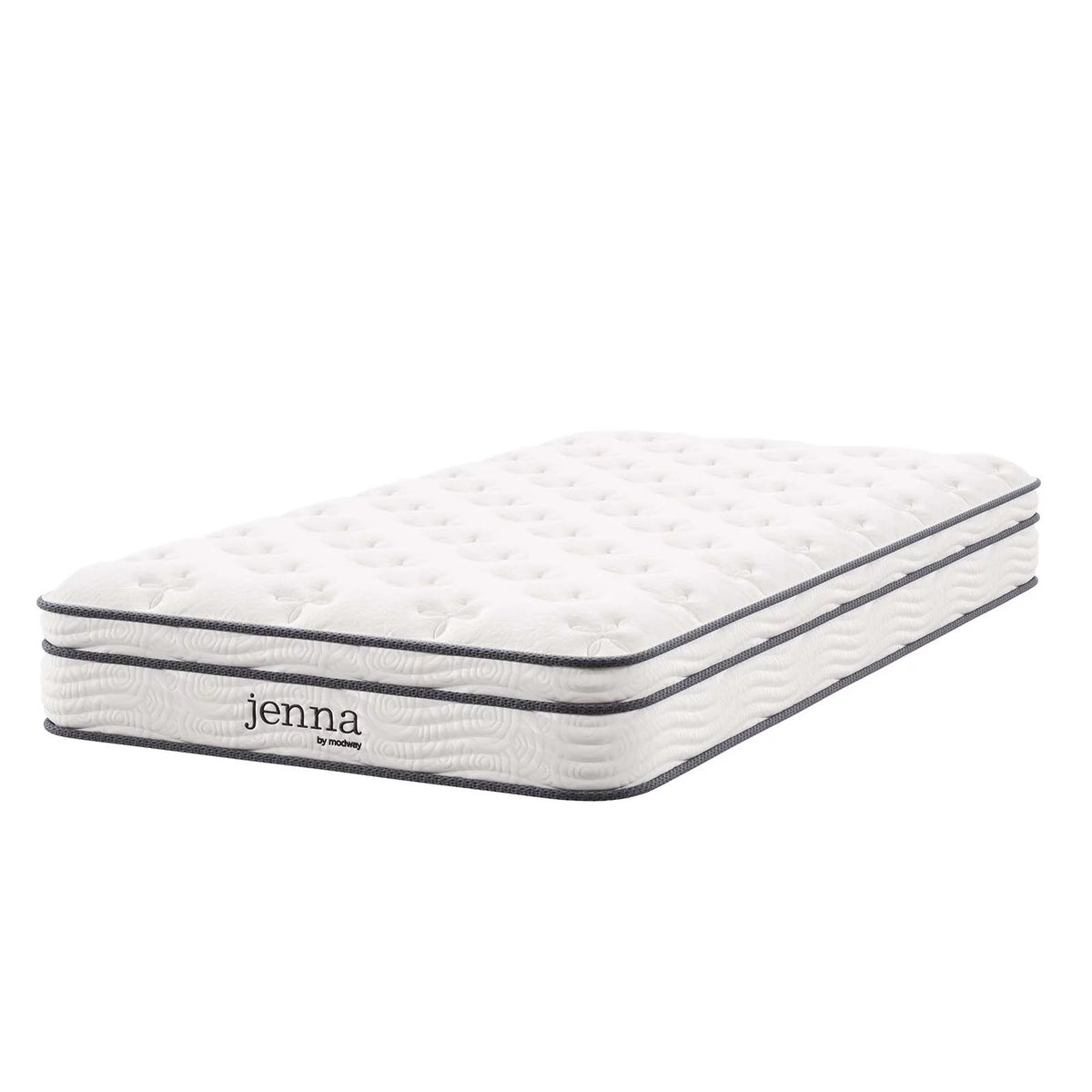 White 8 Innerspring Foam Twin Mattress T7737