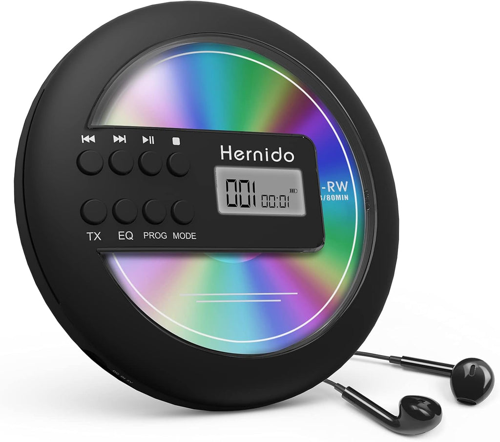 Rechargeable Portable CD Player with FM Transmitter, Headphones, Pack of 2 T673167