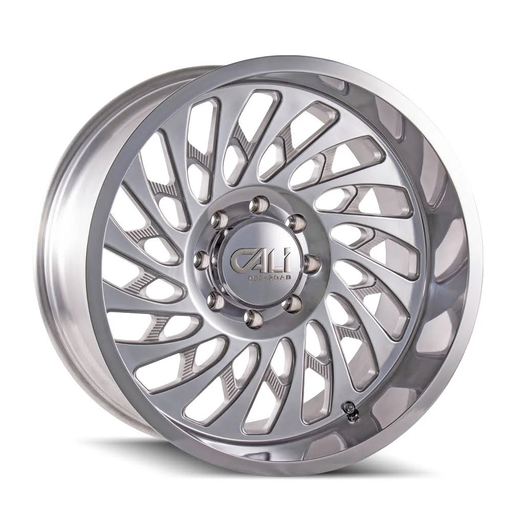 Polished 24x12 6x135 -51mm 87.1mm Wheel Q592