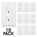20A Tamper Resistant Decorative Electrical Outlet 10 Pack G797200