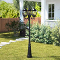 Matte Black Lamp Post U11541
