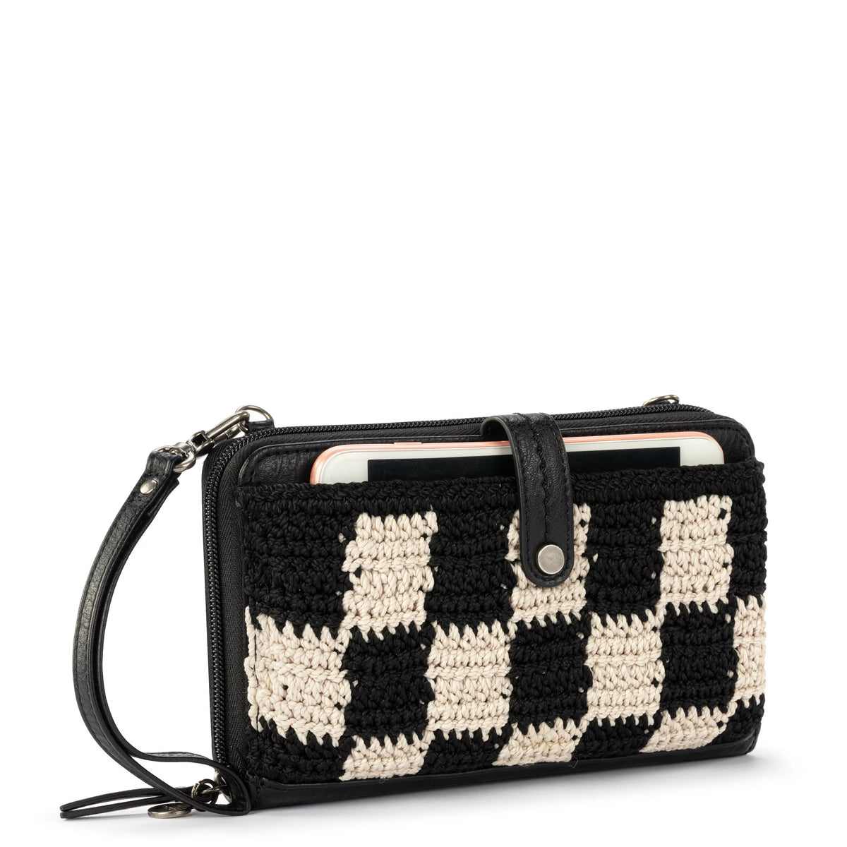 Hand-crochet Recycled Polypropylene Yarn Crossbody Z32257