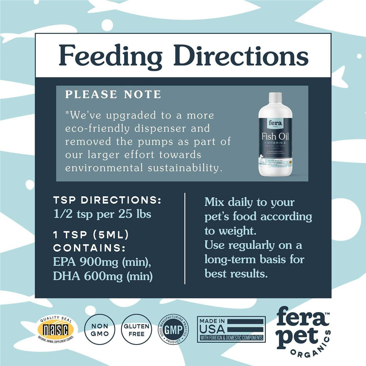 Fish Oil + Vitamin E Supplement for Dog & Cat R665131