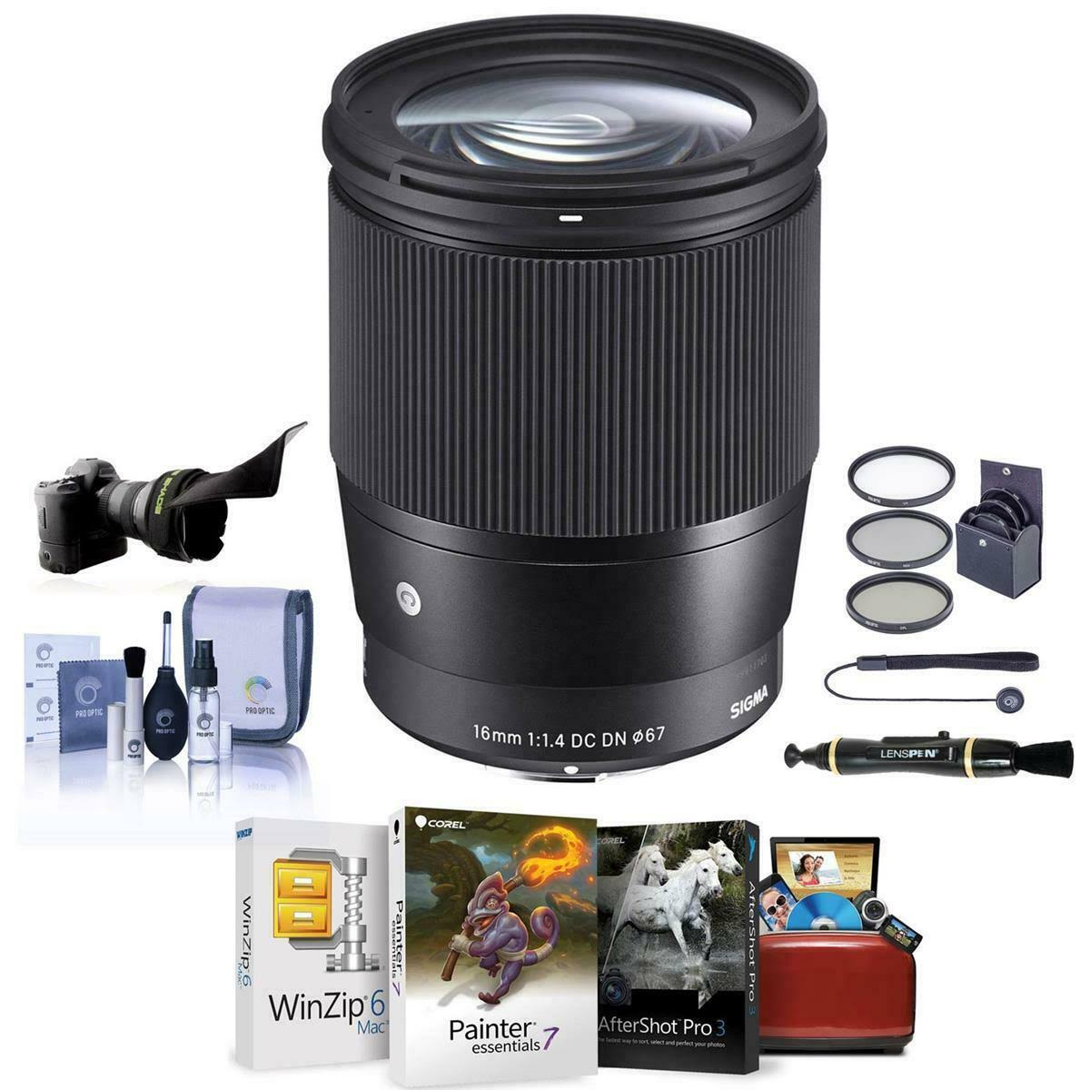 16mm f/1.4 Lens for Canon EF-M Cameras Black F2590