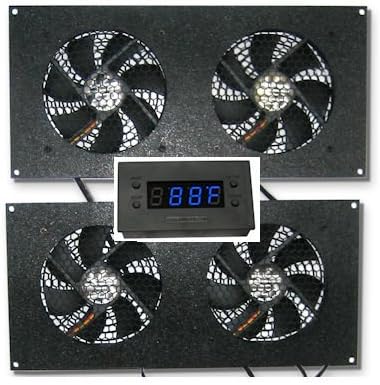 Two-Dual 120mm Kits with One LED Thermal Controller B875028