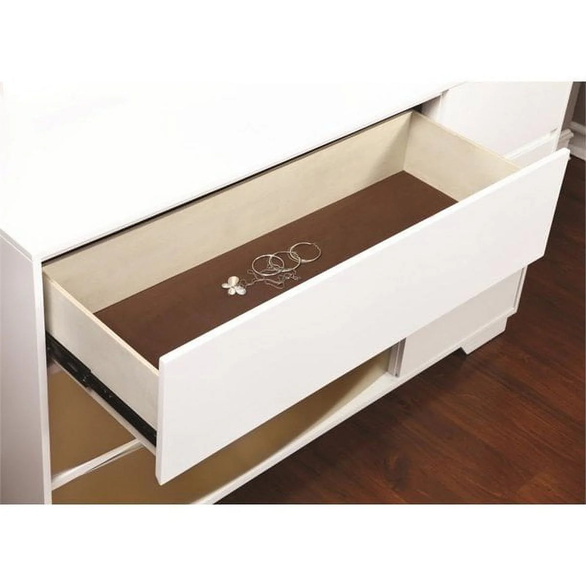 Contemporary Two Tone Finish Dresser Y4731