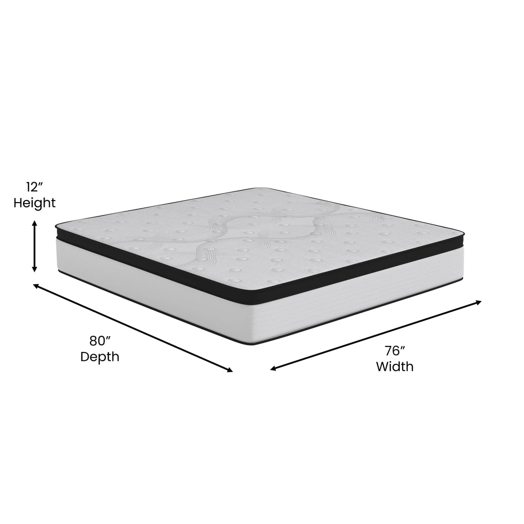 Twin Hybrid Mattress with Pocket Spring Core B2411
