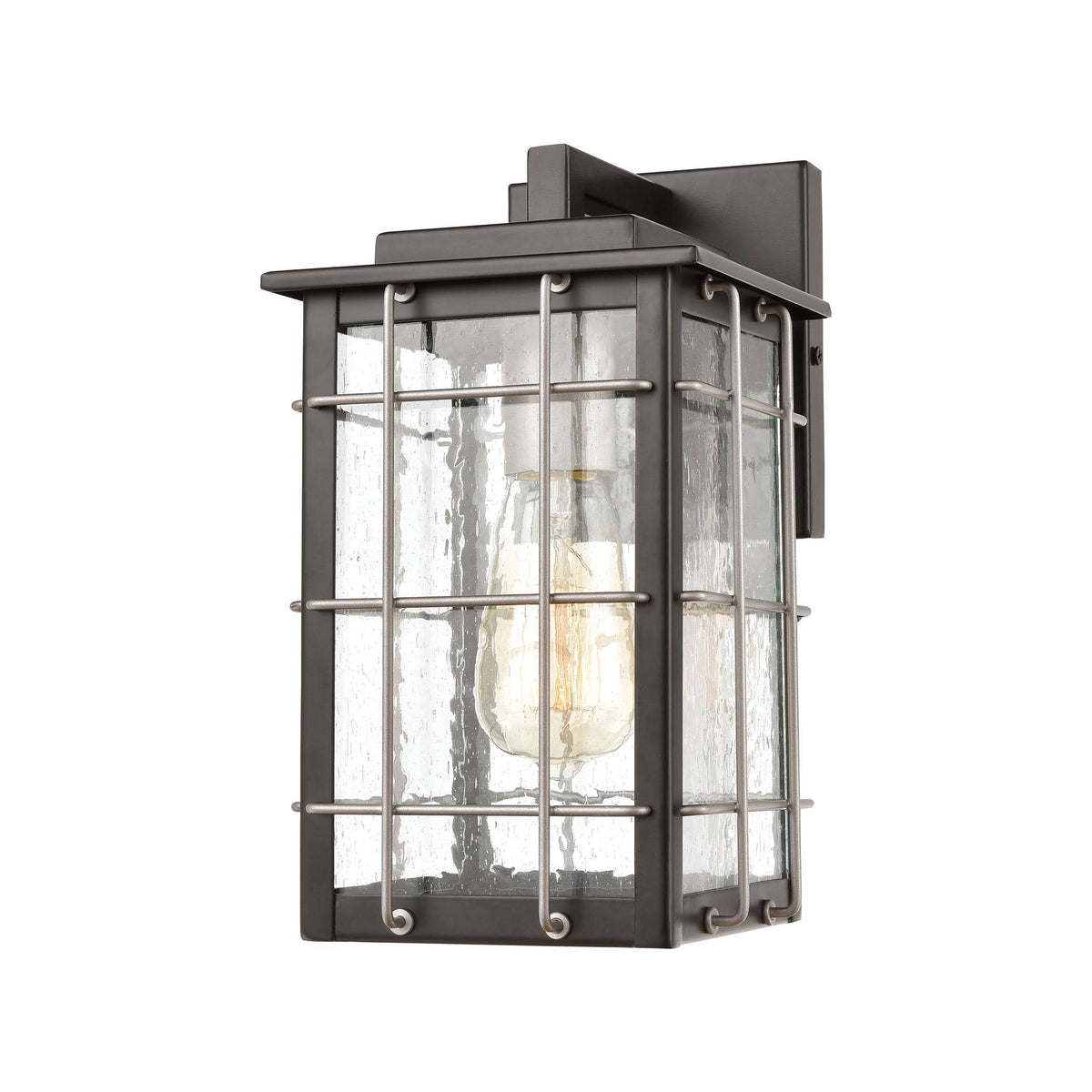 Matte Black 1-Light Sconce N799