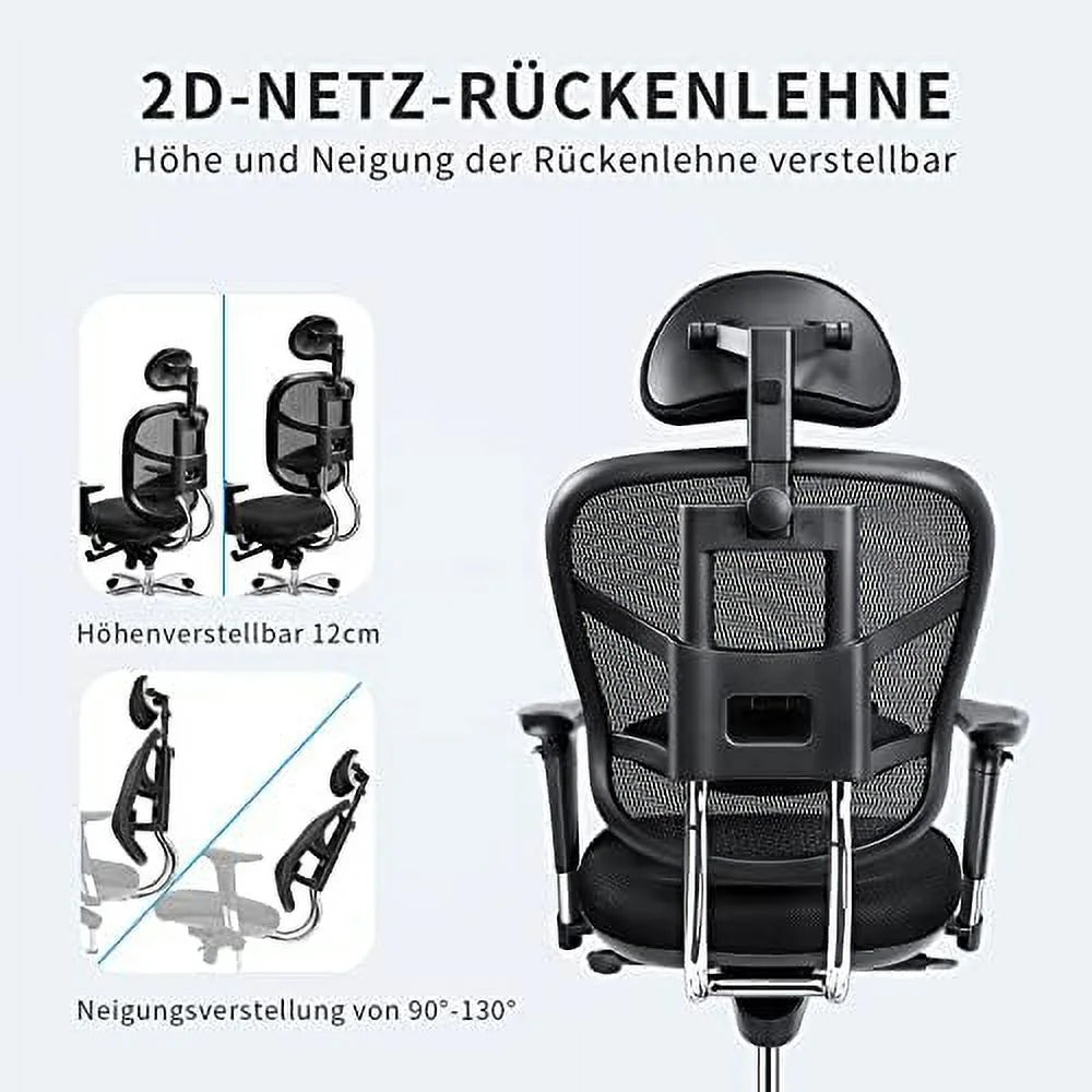 Ergonomic Mesh Office Chair with Lumbar Support H652
