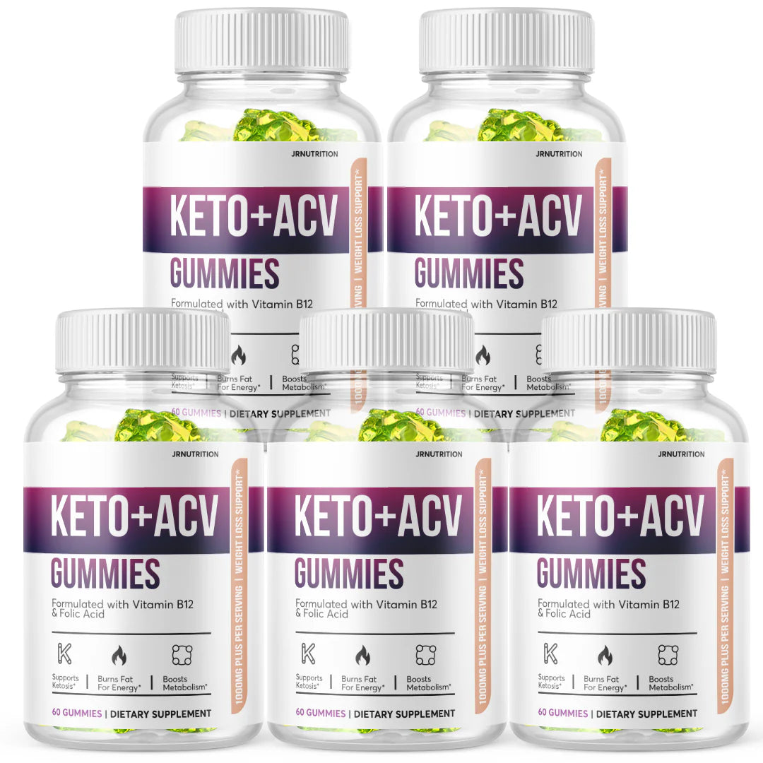 Keto ACV 1000mg Gummies 5 Bottles F43272