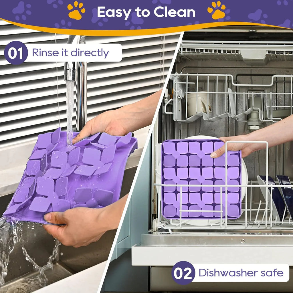 Purple Silicone Snuffle Mat for Dogs I7587