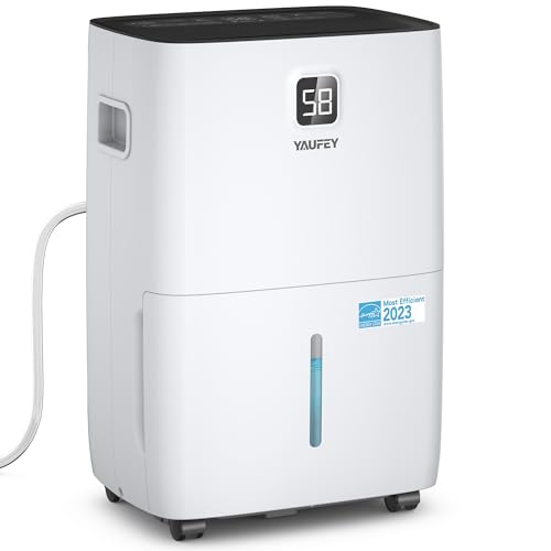 0.48 Gallon Dehumidifier with Auto or Manual Drainage D3928