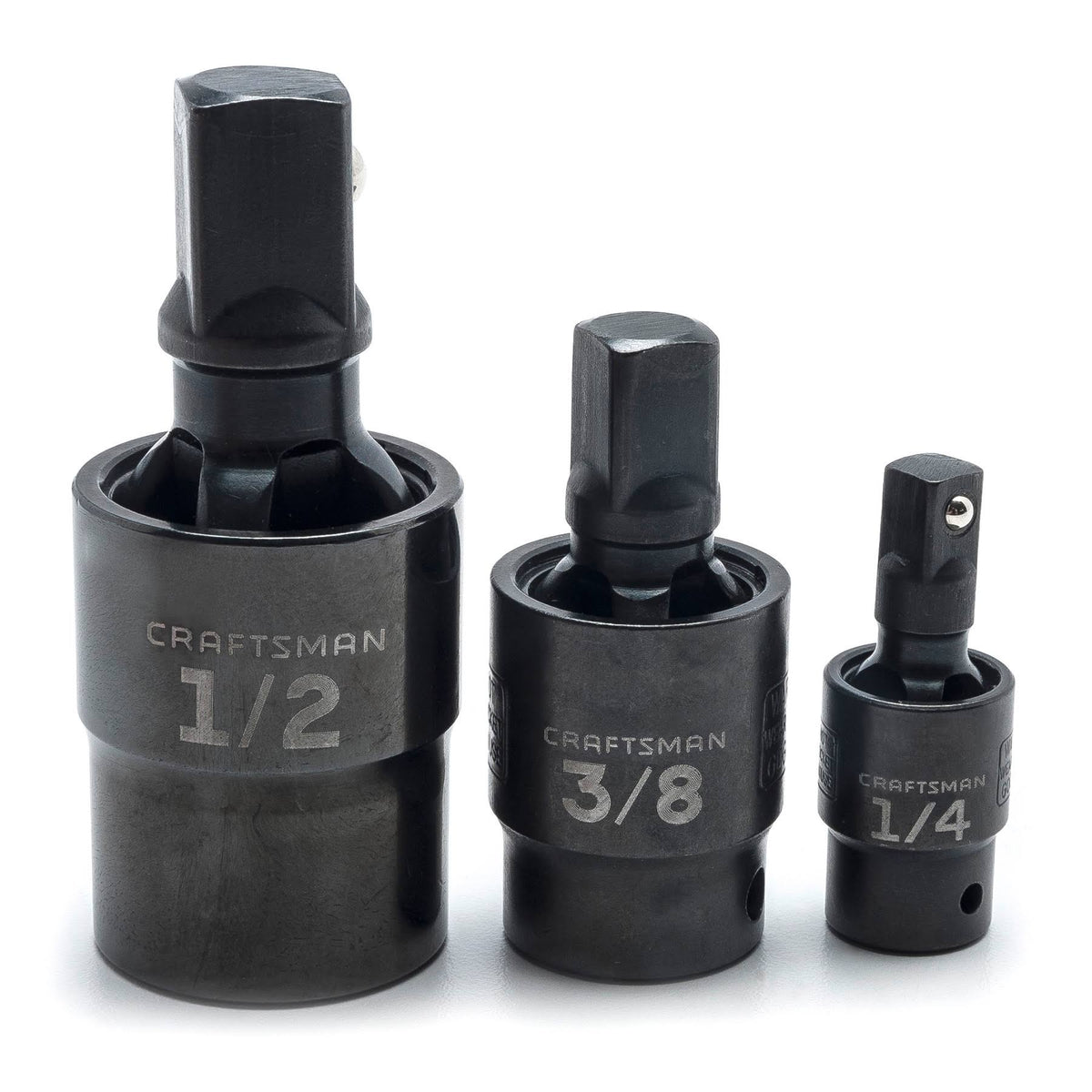 3PC Pinless Impact Universal Joint Adapter Set A8411